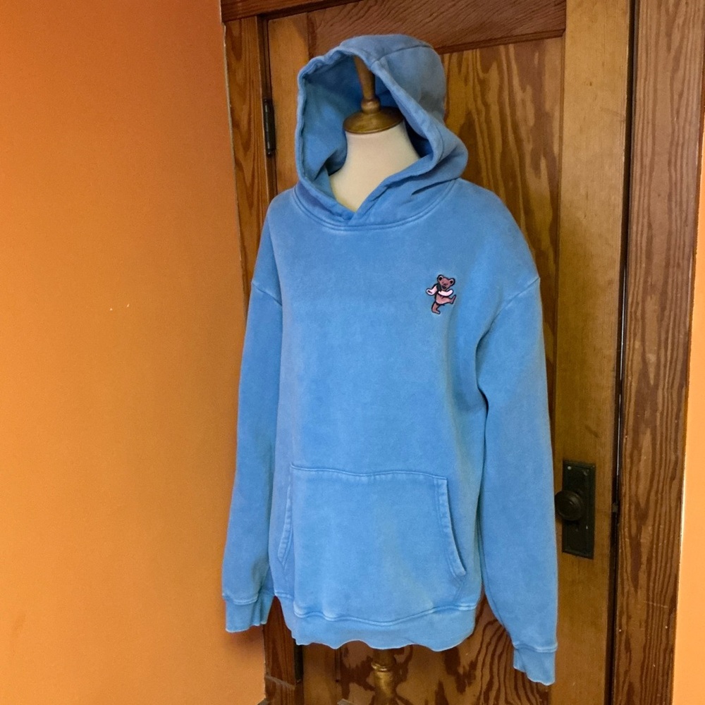 Section 119 Grateful Dead Hoodie XXL Blue Dancing Bear Deadhead Sweatshirt - Picture 9 of 16